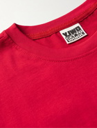 Y,IWO - Logo-Print Cotton-Jersey T-Shirt - Red