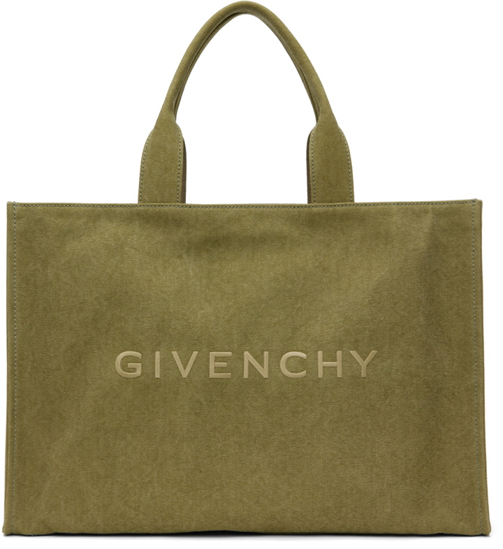 Photo: Givenchy Khaki Canvas Tote