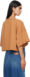Chloé Orange Cropped Boxy T-Shirt