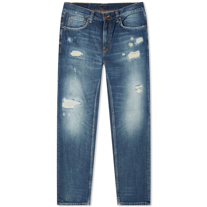 Photo: Nudie Jeans Co Men's Nudie Gritty Jackson Jean in Indigo Galaxy