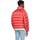 Burberry Reversible Tricolor Down Pendleton Jacket