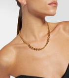 Sophie Buhai Small Circle 18kt gold-plated sterling silver link necklace
