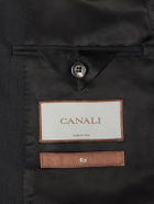 Canali - Kei Wool-Blend Twill Blazer - Black