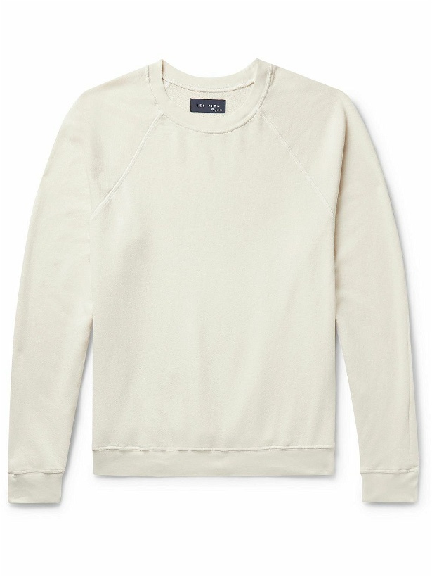 Photo: Les Tien - Garment-Dyed Organic Cotton-Jersey Sweatshirt - Neutrals