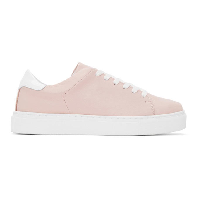 Photo: Joshua Sanders Pink and White Square Toe Sneakers