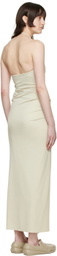 1017 ALYX 9SM Beige Nylon Maxi Dress