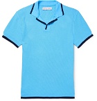 Orlebar Brown - Erick Slim-Fit Cotton-Piqué Polo Shirt - Men - Blue