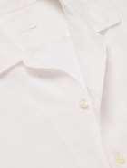 120% - Camp-Collar Dip-Dyed Linen Shirt - Pink