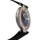 DeWitt Blue Empire Quartz Diamond Blue Dial Ladies Watch BEM.QZ.001-BLK