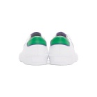 adidas Originals White and Green Love Set Super Sneakers