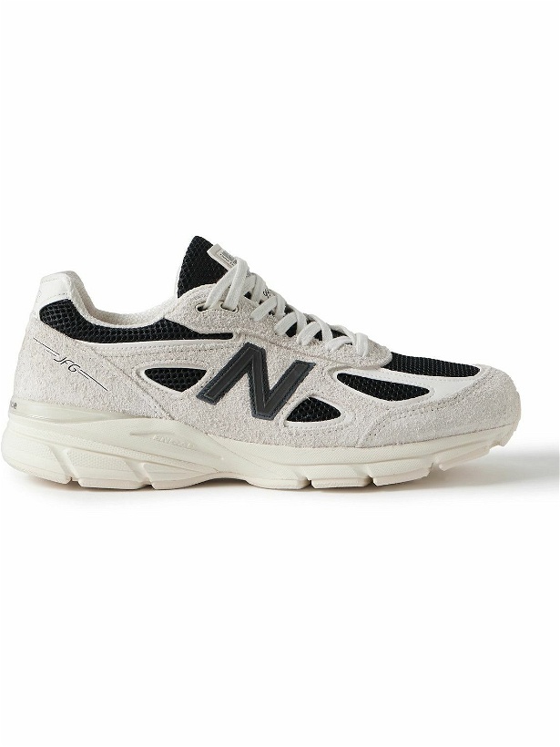 Photo: New Balance - Joe Freshgoods 990v4 Suede, Leather and Mesh Sneakers - Neutrals