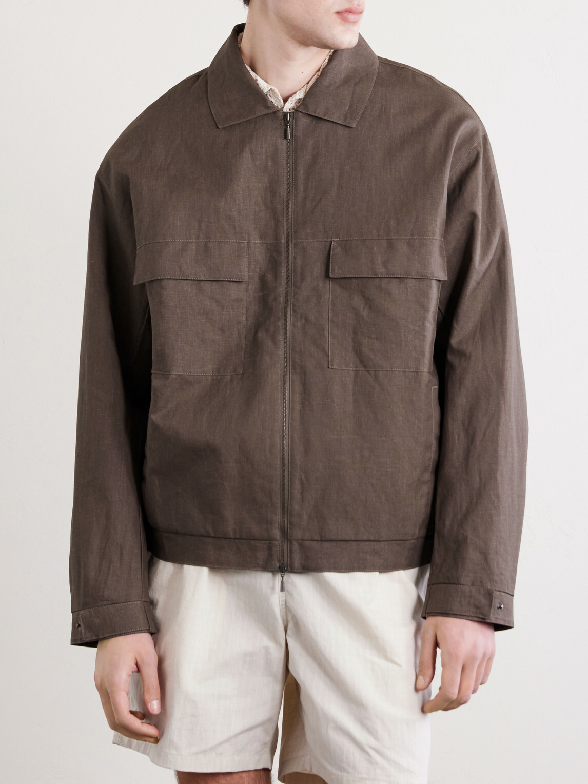 A Kind Of Guise - Embu Linen Jacket - Brown