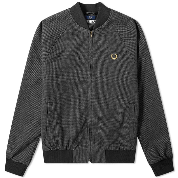 Photo: Fred Perry x Miles Kane Houndstooth Bomber Jacket