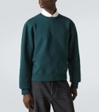 Saint Laurent Cassandre cotton fleece sweatshirt