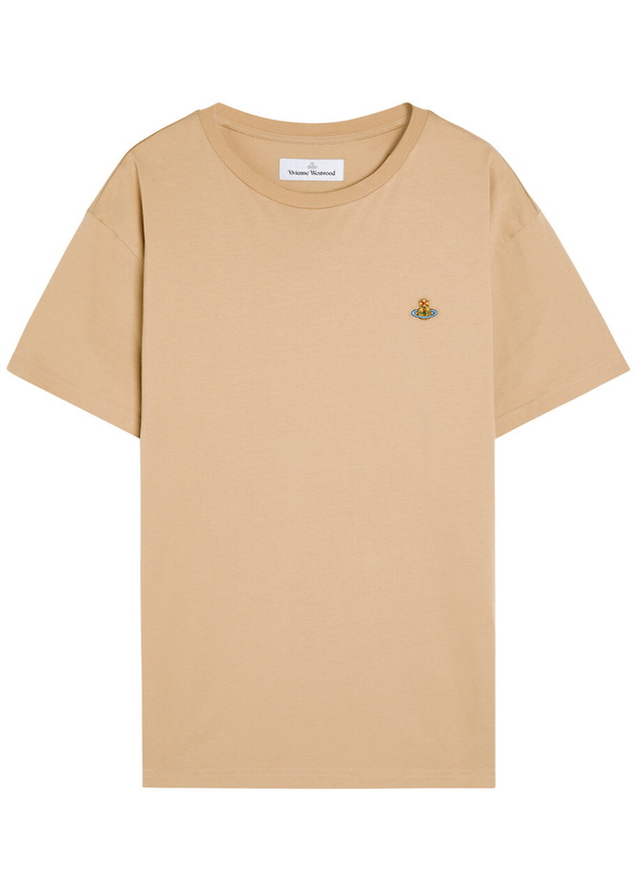 Photo: Vivienne Westwood Classic Logo Stretch-cotton T-shirt Brown