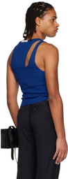 K.NGSLEY Blue R3 Tank Top