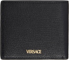 Versace Black Medusa Biggie Leather Wallet