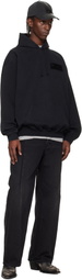 VETEMENTS Black Taped Logo Hoodie