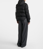 Thom Browne 4-Bar hooded quilted down jacket
