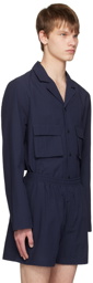 ZEGNA Navy Classic Pyjama Set