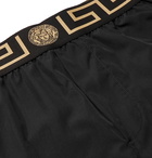 Versace - Slim-Fit Short-Length Swim Shorts - Black