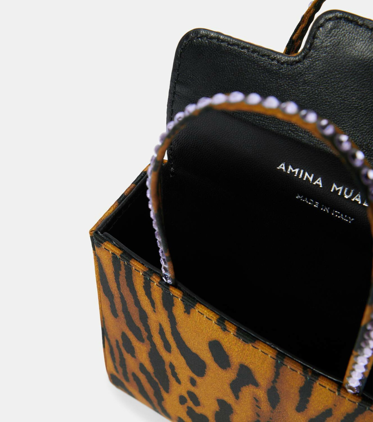 トートバッグ AMINA MUADDI Orange Satin Vittoria Crystal Handbag Amina Muaddi Orange Satin Vittoria Crystal Handbag | ModeSens