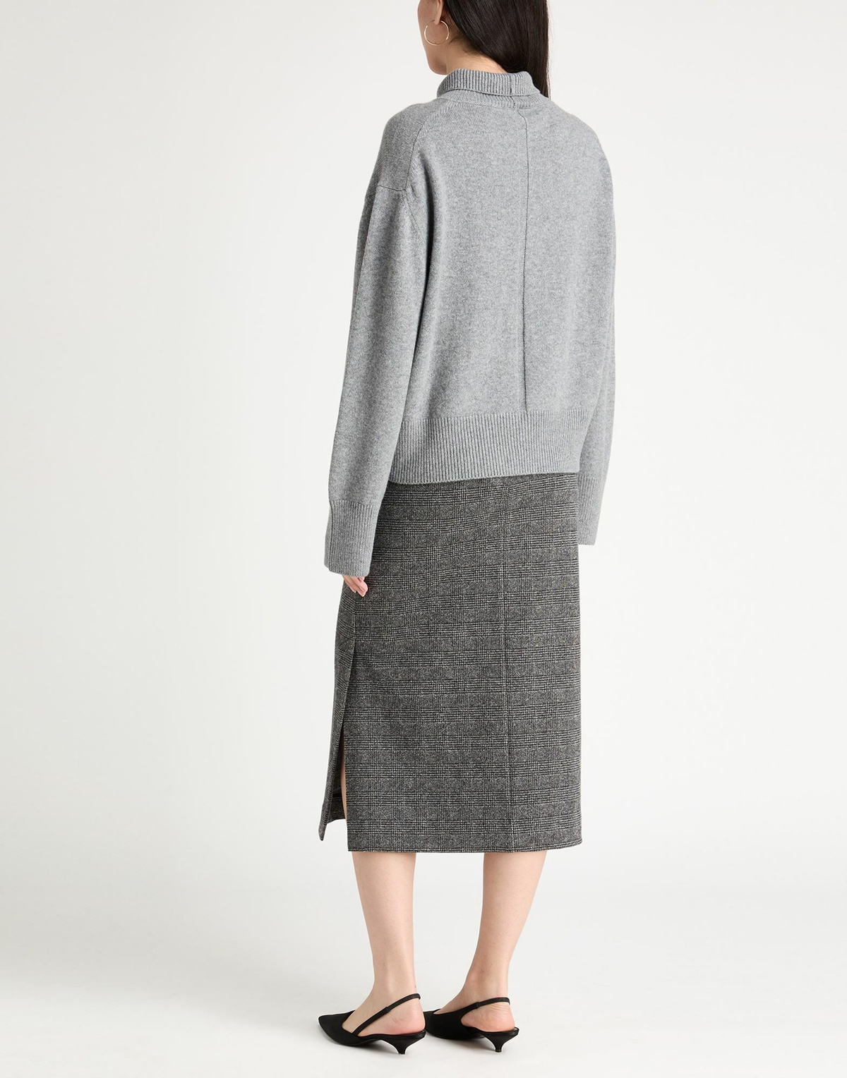 Annagreta Womens Turtleneck in Grey