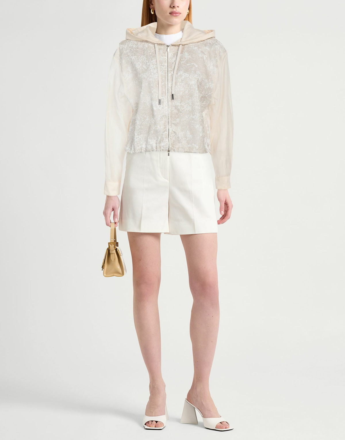 Peserico Womens Sweatshirt in Beige