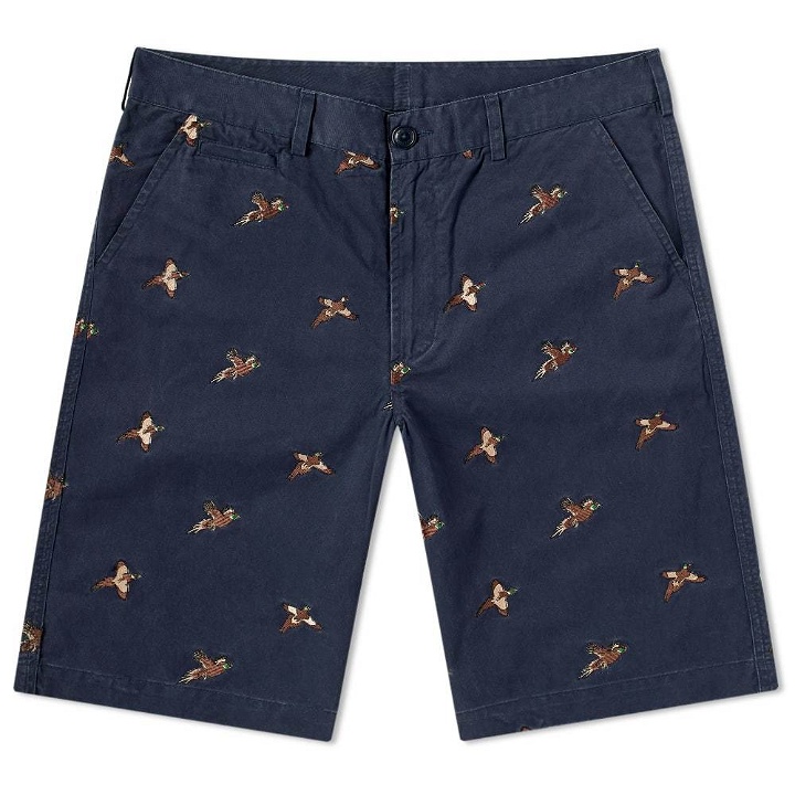 Photo: Barbour Feature Embroidery Short Blue