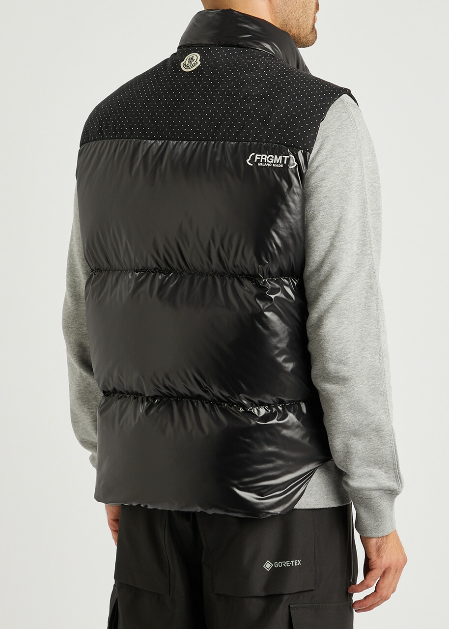 Moncler Genius 7 Moncler Frgmt Osteen Quilted Shell Gilet Black