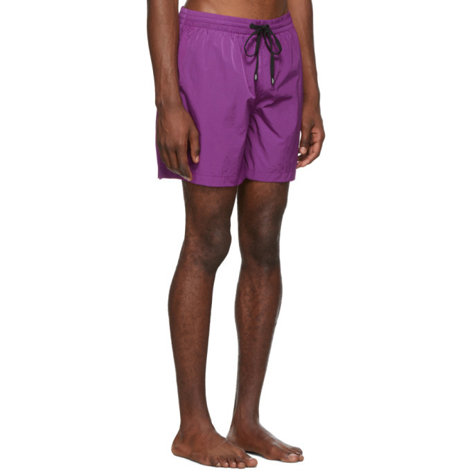Everest Isles Purple ECONYL Obsidian 15 Swimmer Swim Shorts