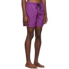 Everest Isles Purple ECONYL Obsidian 15 Swimmer Swim Shorts