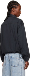 We11done Navy Harrington Jacket