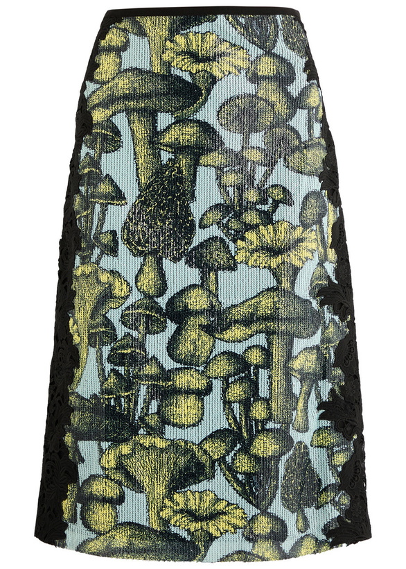 Photo: 3.1 Phillip Lim Ethereal Mushrooms Sequin-embellished Tulle Skirt Blue