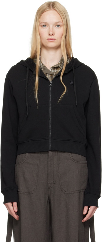 Photo: OPEN YY Black Lounge Zip Hoodie