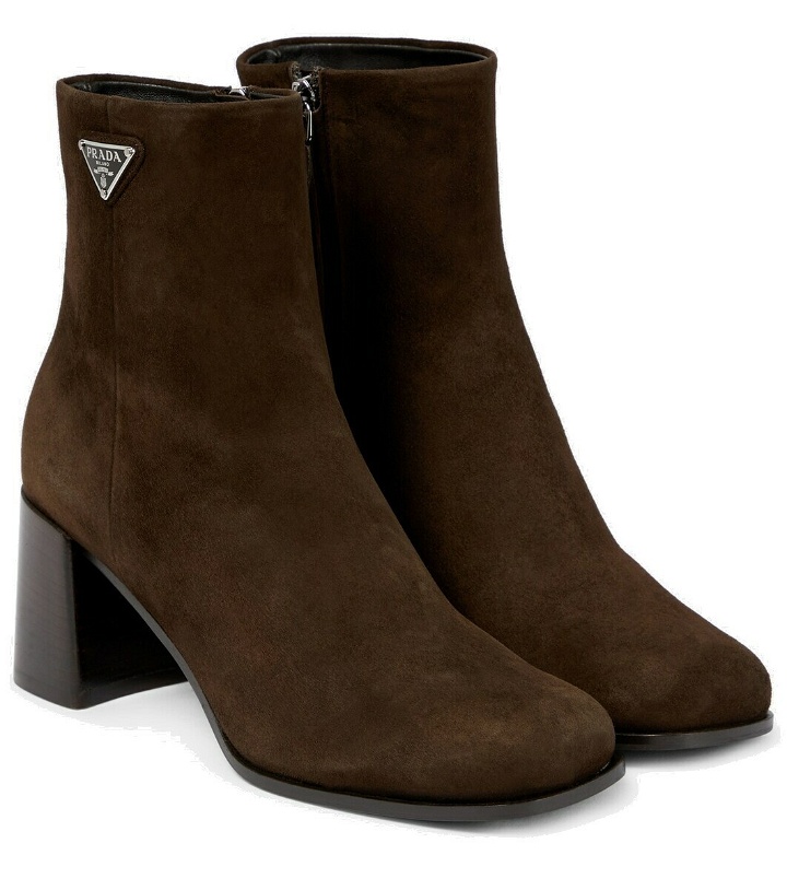 Photo: Prada Suede ankle boots