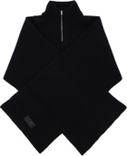 MM6 Maison Margiela Black Fisherman Knit Camionneur Scarf
