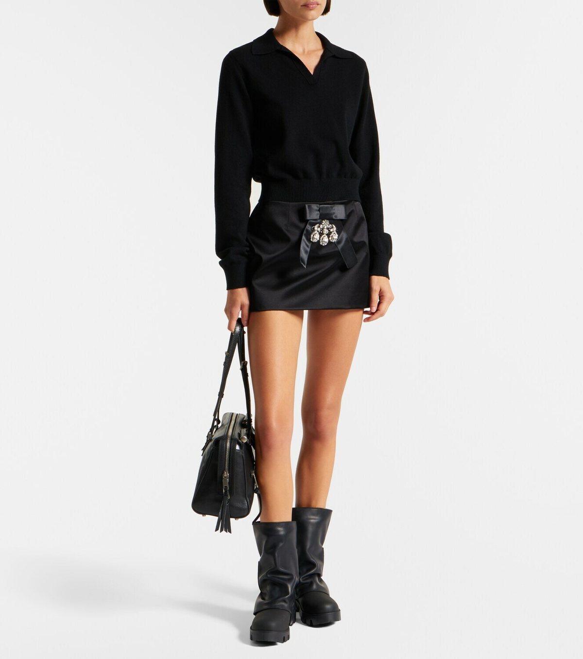 Dolce&Gabbana Leather biker boots