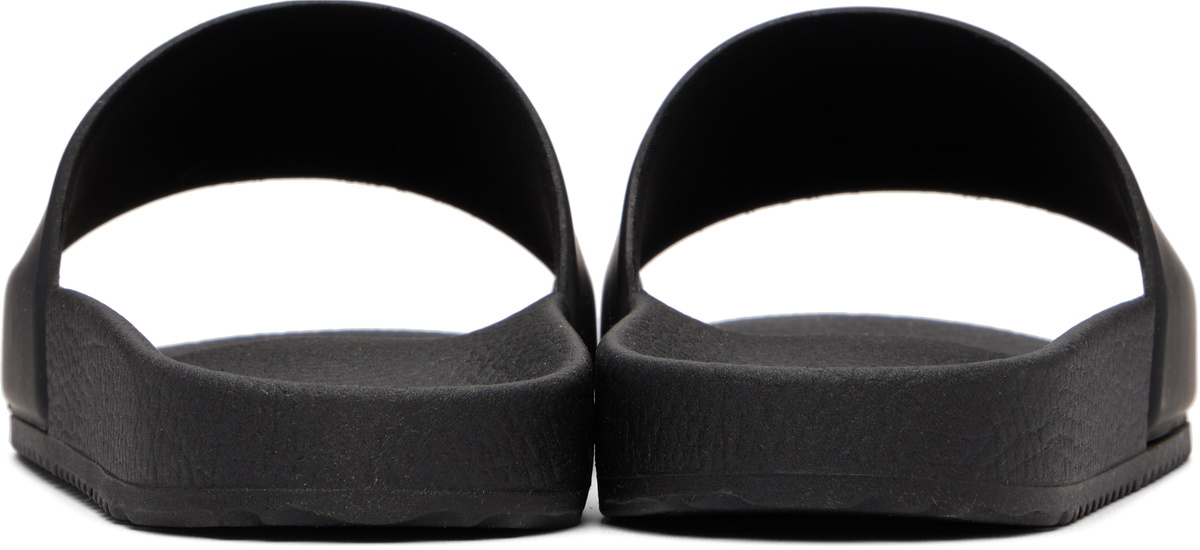Hugo Black Logo Hardware Sandals