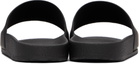 Hugo Black Logo Hardware Sandals