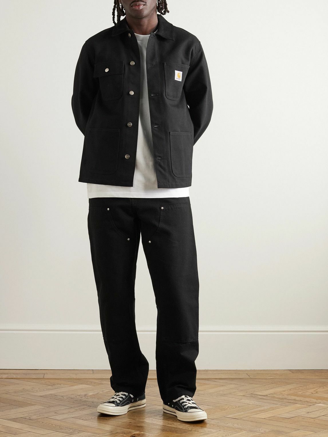Carhartt WIP - Michigan Corduroy-Trimmed Organic Cotton-Canvas