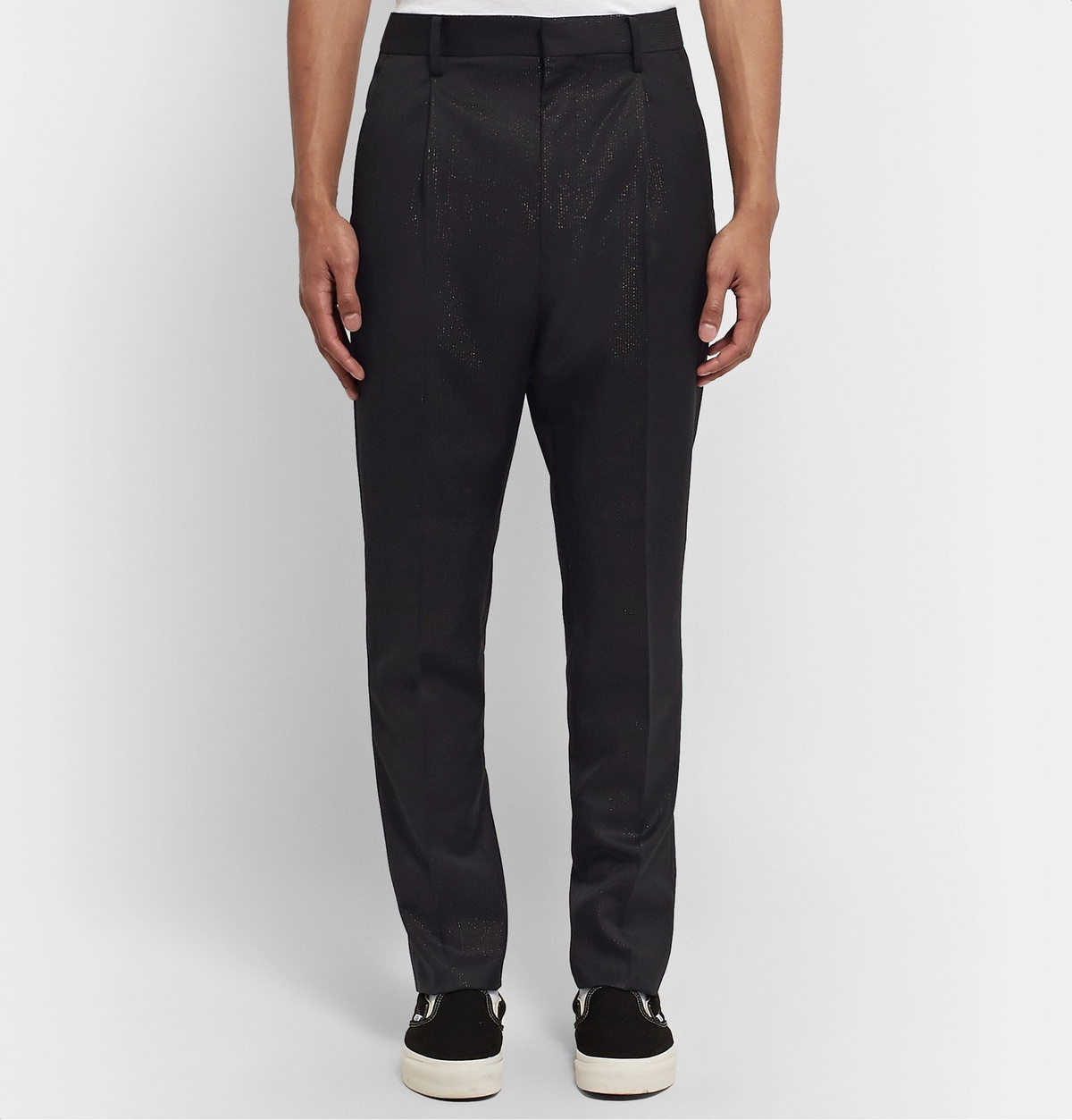 WACKO MARIA｜PLEATED TROUSERS #BLACK-