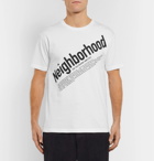 Neighborhood - Logo-Print Cotton-Jersey T-Shirt - Men - White