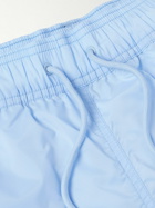 Frescobol Carioca - Salvador Straight-Leg Mid-Length Swim Shorts - Blue