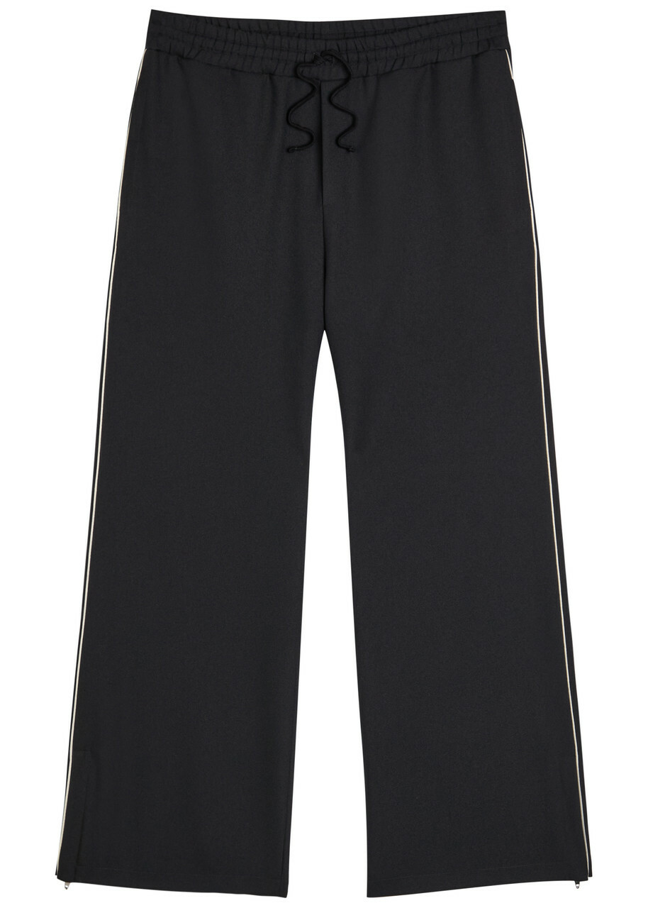 Valentino Garavani Drawstring Twill Track Pants Black