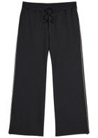 Valentino Garavani Drawstring Twill Track Pants Black