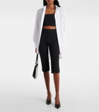 Staud Leone high-rise capri pants