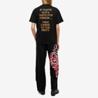 JW Anderson Women's Carrie Poster T-Shirt in Black