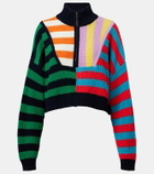 Staud Hampton knitted cotton-blend sweater