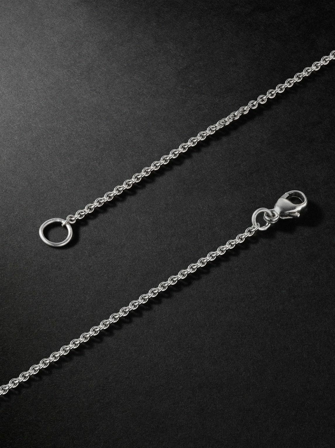 Elhanati - Rock Medium White Gold Pendant Necklace